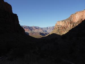 The sun sets over the Grand Canyon: I realized about at this point that there was a HDR setting on my camera.