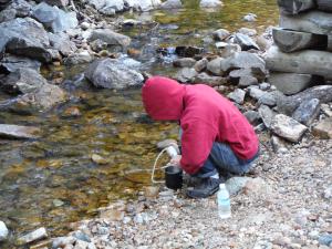 Filtering water: Keeps you from taking the water you drink for granted